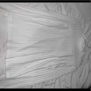 White turtleneck tight long sleeve size medium